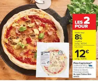 Carrefour Pizza Capricciosa offre