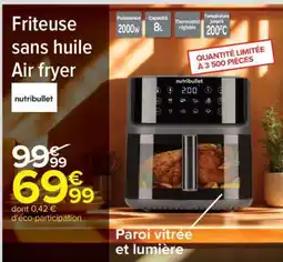 Carrefour Friteuse sans huile Air fryer offre
