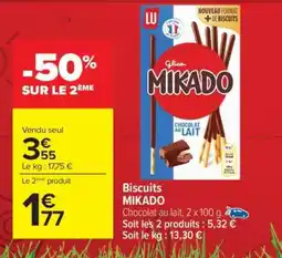 Carrefour Biscuits Mikado offre
