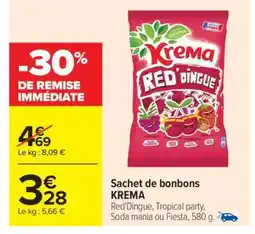 Carrefour Sachet de bonbons KREMA offre
