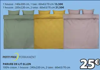 JYSK Parure de lit ellen offre