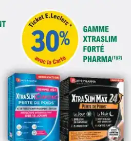 E.Leclerc Parapharmacie Gamme xtraslim forté pharma offre
