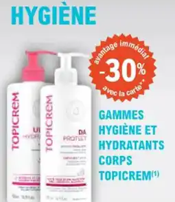 E.Leclerc Parapharmacie Gammes da hygiène et hydratants corps topicrem offre