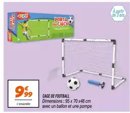 Netto WTOY Cage de football offre