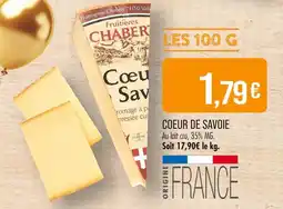 Match Fruitieres Chabert Coeur de Savoie offre
