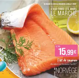Match Filet de saumon offre