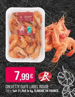Match Label Rouge Crevette cuite offre
