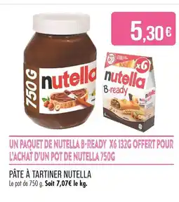 Match NUTELLA Pâte à tartiner offre