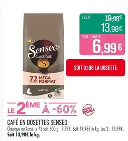 Match SENSEO Café en dosettes offre