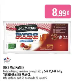 Match Madrange Ribs offre