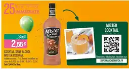 Match Mister Cocktail Cocktail sans alcool mister cocktail offre