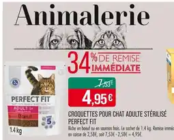 Match Perfect Fit Croquettes pour chat adulte stérilisé offre