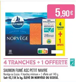Match Petit Navire Saumon fumé ASC offre