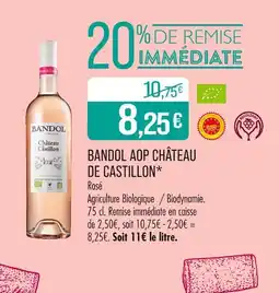Match Bandol Bandol AOP Château de Castillon offre