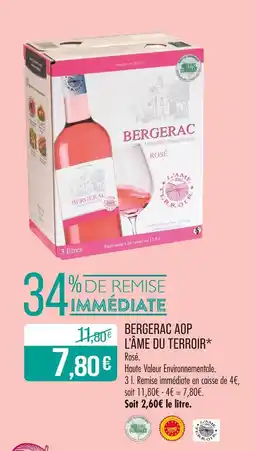 Match l'âme L’ÂME DU TERROIR Bergerac aop offre