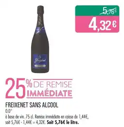 Match Freixenet Sans alcool offre