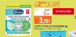 Match Dr. Beckmann Lessive en feuilles ▲ offre