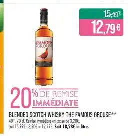 Match The Famous Grouse Blended Scotch Whisky offre