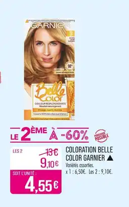 Match Garnier Coloration Belle Color ▲ offre