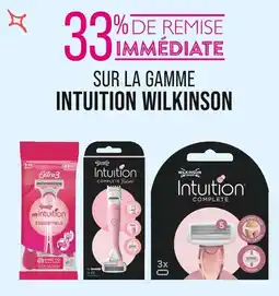 Match 33% de remise immédiate sur la gamme Intuition Wilkinson offre