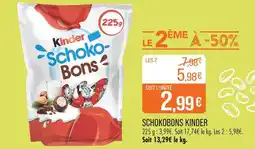 Match Kinder Schokobons offre