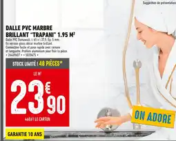 Batkor Dumawall Dalle PVC marbre brillant “Trapani” 1.95 M² offre