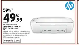 Intermarché HP IMPRIMANTE DESKJET TOUT-EN-UN 2810E offre