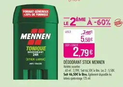 Match Mennen Déodorant stick offre