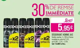 Match AXE Déodorant Homme offre