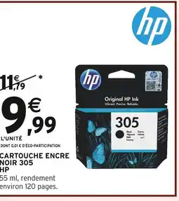 Intermarché HP CARTOUCHE ENCRE NOIR 305 offre