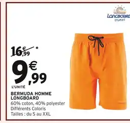 Intermarché Longboard Bermuda homme offre