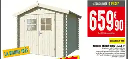 Batkor Abri de jardin bois - 4,40 m² offre