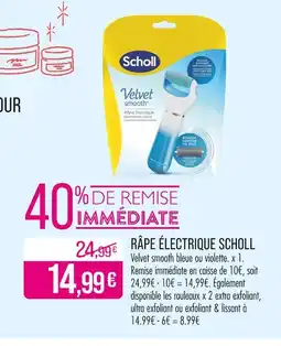 Match Scholl Râpe électrique offre