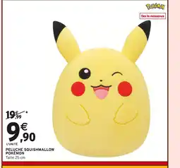 Intermarché POKEMON Peluche Squishmallow offre