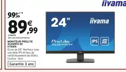 Intermarché LIYAMA Moniteur ProLite XU2491H-B1 offre