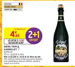 Intermarché Karmeliet Bière Triple offre