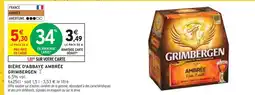 Intermarché GRIMBERGEN Bière d'abbaye ambrée offre