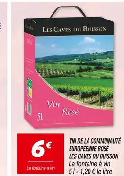 Netto LES CAVES DU BUISSON Vin Rosé offre