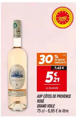Netto GRAND VOILE AOP CÔTES DE PROVENCE ROSÉ offre
