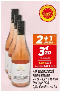 Netto Pierre Baltier AOP Ventoux Rosé offre