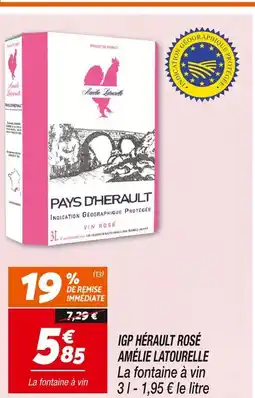 Netto Amélie Latourelle IGP hérault rosé amélie latourelle offre