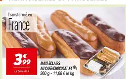Netto Maxi Éclairs au café/chocolat x4 offre