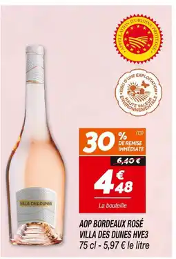 Netto Villa des Dunes AOP Bordeaux Rosé HVE3 offre