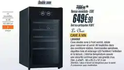 Proxi Confort Le chai - cave à vin lbn490f offre