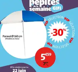 Gifi Parasol 160 cm offre