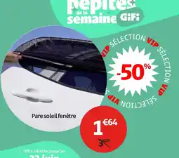 Gifi Pare soleil fenêtre offre
