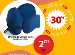 Gifi Oreiller de voyage 2 en 1 offre