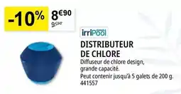 Distributeur de chlore