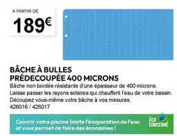 Bâche à bulles prédécoupée 400 microns