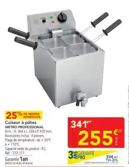 METRO Metro - cuiseur à pâtes offre